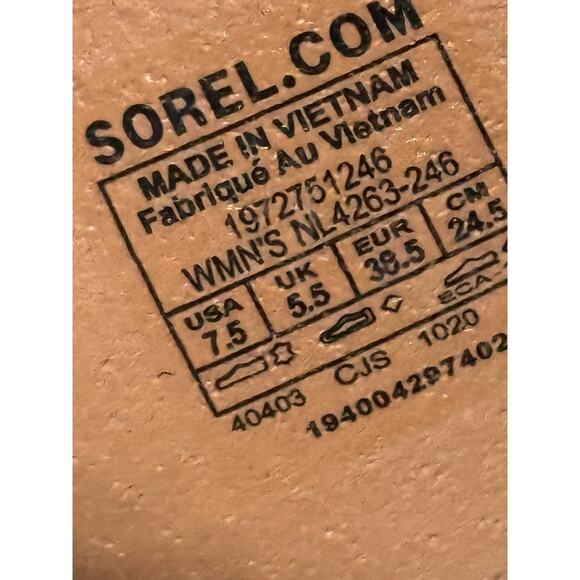 Sorrel Ella II Two Strap Slide Sandals Size 7.5 - Picture 6 of 7